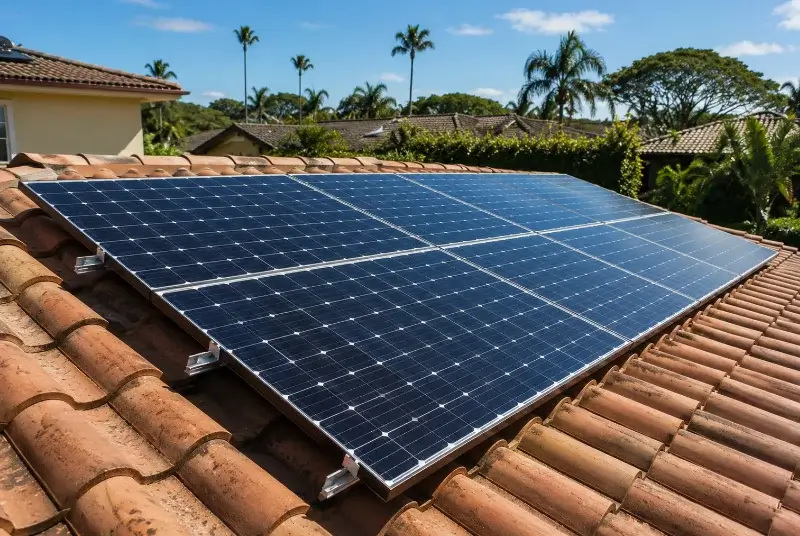 Installation de panneaux solaires à Riols